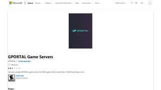 
                            9. Get GPORTAL Game Servers - Microsoft Store