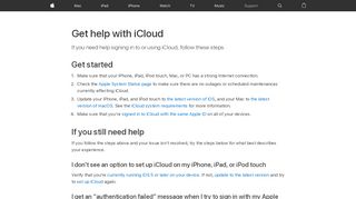 
                            8. Get help with iCloud - Apple Support