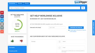 
                            6. Get Help Worldwide Xclusive Reviews And Reputation Check