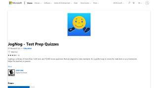 
                            4. Get JogNog - Test Prep Quizzes - Microsoft Store