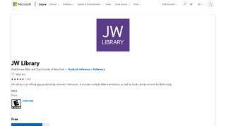 
                            5. Get JW Library - Microsoft Store