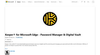 
                            7. Get Keeper® for Microsoft Edge - Password …