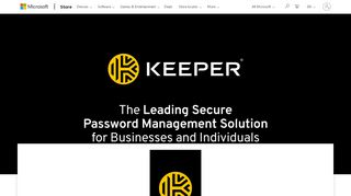 
                            3. Get Keeper Password Manager & Secure Vault - Microsoft Store