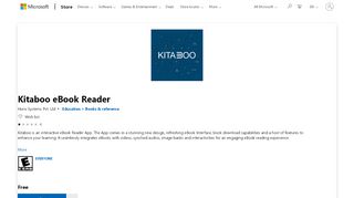 
                            6. Get Kitaboo eBook Reader - Microsoft Store