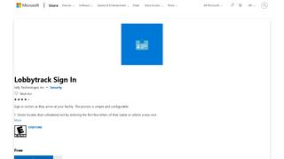 
                            6. Get Lobbytrack Sign In - Microsoft Store