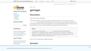 
                            4. get-login — AWS CLI 1.16.225 Command Reference