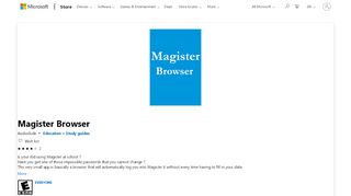 
                            8. Get Magister Browser - Microsoft Store