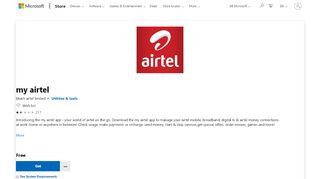 
                            11. Get my airtel - Microsoft Store