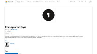 
                            7. Get OneLogin for Edge - Microsoft Store