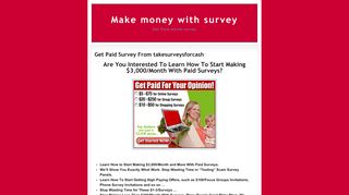 
                            9. Get Paid Survey From takesurveysforcash - …