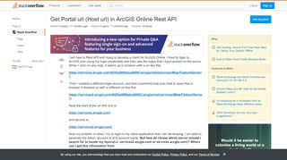 
                            5. Get Portal url (Host url) in ArcGIS Online Rest API - Stack Overflow