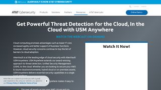 
                            7. Get Powerful Cloud Threat Detection with USM ... - AlienVault