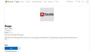 
                            5. Get Raaga - Microsoft Store