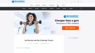 
                            4. Get Results with My Challenge Tracker | The Beachbody Blog