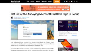 
                            8. Get Rid of the Annoying Microsoft OneDrive Sign In …