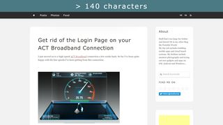 
                            8. Get rid of the Login Page on your ACT Broadband... | > 140 ...