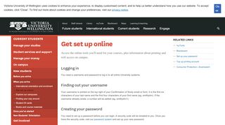 
                            4. Get set up online | Victoria University of Wellington