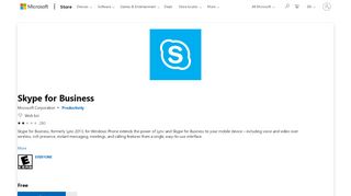 
                            7. Get Skype for Business - Microsoft Store