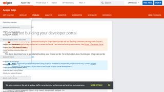 
                            6. Get started building your developer portal | Apigee Docs