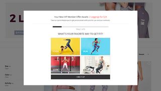
                            3. Get Started - Take Our Lifestyle Quiz! | Fabletics