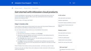 
                            5. Get started with Atlassian Cloud - Atlassian …