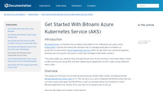 
                            4. Get Started with Bitnami Azure Kubernetes Service (AKS)