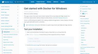 
                            8. Get started with Docker for Windows | Docker Documentation