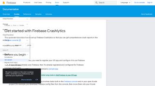 
                            5. Get started with Firebase Crashlytics | Firebase