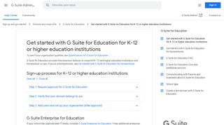 
                            11. Get started with G Suite for Education - G Suite …