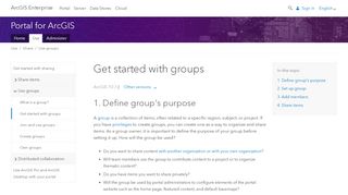 
                            5. Get started with groups—Portal for ArcGIS | ArcGIS Enterprise