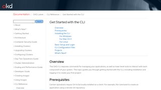 
                            9. Get Started with the CLI | CLI Reference | OKD Latest