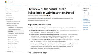 
                            2. Get started with the Subscriptions Administration Portal | Microsoft Docs