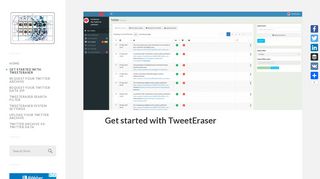 
                            3. Get started with TweetEraser | BlogEraser