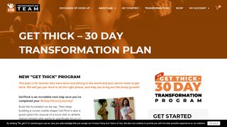 
                            6. Get Thick – 30 Day Transformation Plan - 30 Day Transformation Team