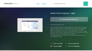 
                            4. Get Timesheets.maximus.com news - Deltek Time & Expense - Login