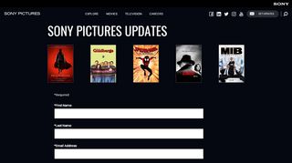 
                            10. Get Updates | Sony Pictures