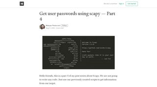 
                            7. Get user passwords using scapy — Part 4 - Maksym Postument ...