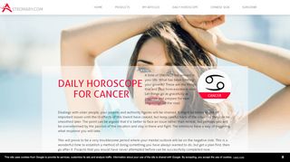 
                            5. Get your daily horoscope for free - astromary.com