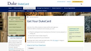 
                            3. Get Your DukeCard | DukeCard | Duke