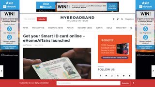 
                            7. Get your Smart ID card online – eHomeAffairs launched