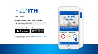 
                            3. Get Zenith - Connecting TeamHealth