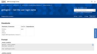 
                            2. getlogin() — Get the user login name - IBM
