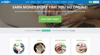 
                            2. GetPaidTo: Earn money online from home