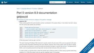 
                            6. getpwuid - perldoc.perl.org