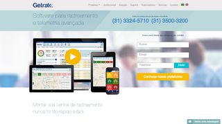 
                            9. Getrak - Software para rastreamento veicular - Home