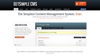 
                            3. GetSimple CMS - The Fast, Extensible, and Easy …