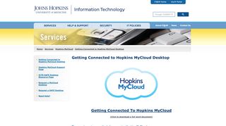 
                            2. Getting Connected to Hopkins MyCloud Desktop - IT@JH