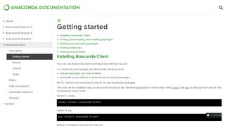 
                            1. Getting started — Anaconda 2.0 documentation