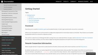 
                            2. Getting Started — Ansible Documentation