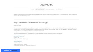 
                            4. Getting Started - Aurasma